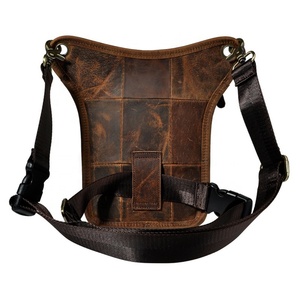 Boshiho - Bolsa de Pierna de Cuero Genuino para Hombre y Mujer, Riñonera para Motocicleta, Bolsa de Herramientas de Cuero Personalizada para Senderismo - Product Image 3