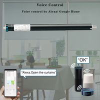 Moteur de store enrouleur intelligent en aluminium Matter, tube de 35 mm, 50/55 mm, 6 Nm, WiFi, Tuya, Apple Home, Alexa, Google, SmartThings, rideau motorisé