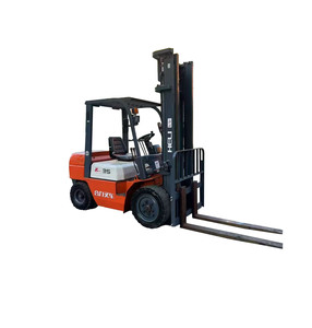 Montacargas Diésel Usado Rojo K35 de 3.5 Toneladas con Mástil de Tres Secciones para Industrias Minoristas y Sitios de Construcción Logística Exigente - Product Image 1