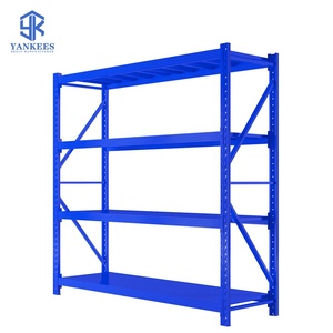 Customized Heavy duty industrial stacking steel shelf storage rack for factory warehouse Stacking Racks & Shelves