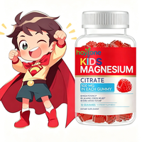 Gummies de citrate de magnésium pour enfants 500mg, sans sucre, pour favoriser le sommeil, saveur framboise, 30 unités, supplément pour enfants, marque HYT, personnalisable OEM