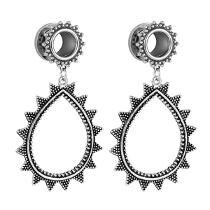 Evorte personalizzato rotondo ovale a goccia chirurgico Ear calibri tappi pesi tunnel Expander orecchio labbro naso pancia capezzolo Piercing <span class=keywords><strong>gioielli</strong></span> - Product Image 2