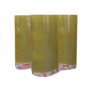 Fabricante materia prima de cinta adhesiva de OPP amarillento rollos Jumbo