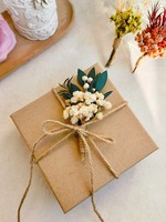 Bouquets de fleurs séchées miniatures en gros, style naturel, préservées à l'éternité, en forme de cœur, pour la Saint-Valentin et Noël