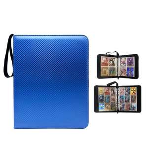 Album de collection de cartes en cuir PU, 4/9 compartiments, pour enfants, classeur de cartes, cadeaux personnalisables – Grande <span class=keywords><strong>Vente</strong></span> - Product Image 3