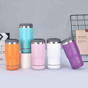 14oz Stainless Steel Leak-Proof Eco-Friendly 6-12 Hours Thermal Insulation Outdoor Car Bluetooth Mug - Product Image 1