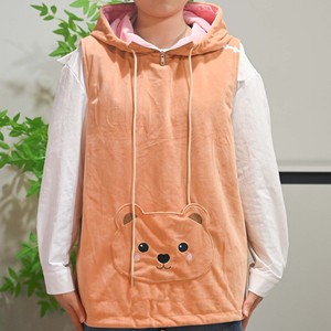 Gilet à capuche en velours personnalisable avec broderie pour femme et jeune fille, style streetwear, à porter au quotidien - Product Image 2