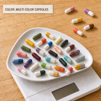 Capsules vides à base de plantes HPMC de qualité industrielle, tailles 000 à 4, sans TiO2, sans EO, performance stable pour encapsulateur haute vitesse