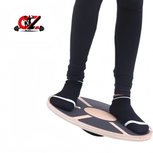 กระดานทรงตัว CZFIT สำหรับฝึกแก้ไขสมดุล ฝึกกล้ามเนื้อแกนกลางลำตัว ฝึกโยคะ ฝึกการบูรณาการทางประสาทสัมผัส อุปกรณ์ออกกำลังกาย ทำจากไม้ สำหรับผู้ใหญ่ - Product Image 4