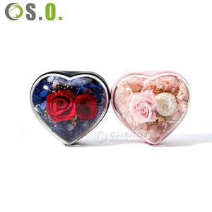 Boîte à fleurs personnalisée pour bracelet, boîte à fleurs élégante en papier pour bague en diamant de haute qualité avec logo, boîte à bijoux pour bague - Product Image 1