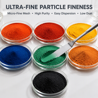 Pigments inorganiques en oxyde de fer rouge/jaune/noir pour ciment, béton et céramique – Prix usine