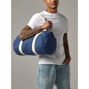 Borsa a secchiello in denim personalizzabile per merchandising - Modello base 29148_BG646 - Product Image 3