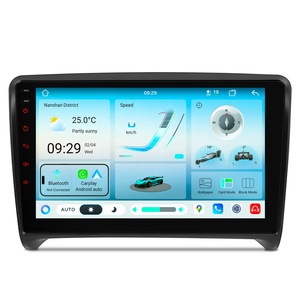 XTRONS 8.8" UNISOC 7865 4+64GB Global 4G AKM 7604 Dual BT QLED Screen Gyro Coaxial Output Android Car Screen for Audi TT MK2 8J - Product Image 1