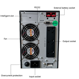 UPS en Torre de 2KVA, Sistema de Alimentación Ininterrumpida (UPS) en Línea de 2kw, Onda Sinusoidal Pura, para Hogar y Uso Médico, Tiempo de Conversión de 0ms - Product Image 3