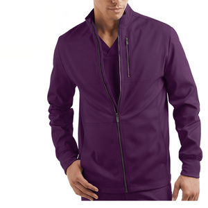 OEM populaire conception hommes Stretch gommage vestes gommage médical vêtements de travail infirmière hôpital uniforme - Product Image 5