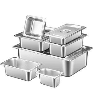 Équipement de cuisine commerciale SUS 201/304 bol de nourriture en acier inoxydable épaissi pour les accessoires de plan de travail de comptoir de Service alimentaire - Product Image 6