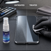 Protecteur d'écran liquide de qualité industrielle A1, nano micro-silice, essence céramique invisible modifiée anti-rayures, Guangdong