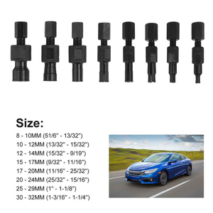 Podofo 9PCS Blind Inner Internal Bearing Puller Slide Hammer Set Inner Bearing Race and Seal Extractor Kit Wheel Hub 8-32mm <b>Tool</b> - Product Image 4