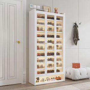 Kim loại nhà lối vào đồ nội thất tổ chức Lưu trữ thép Giày giá tủ giày cao Góc Ngực tổ chức đóng giày kệ - Product Image 2