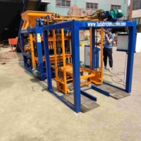 Gagnez de l'argent à la maison Petit investissement Grand profit Idées commerciales qt4-25 machine automatique de fabrication de blocs