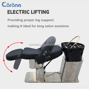 Cadeira Elétrica de Luxo Reclinável para Lavatório de Cabelo e Spa de Cabeça, Cadeira de Shampoo Elétrica para Salão - Product Image 4