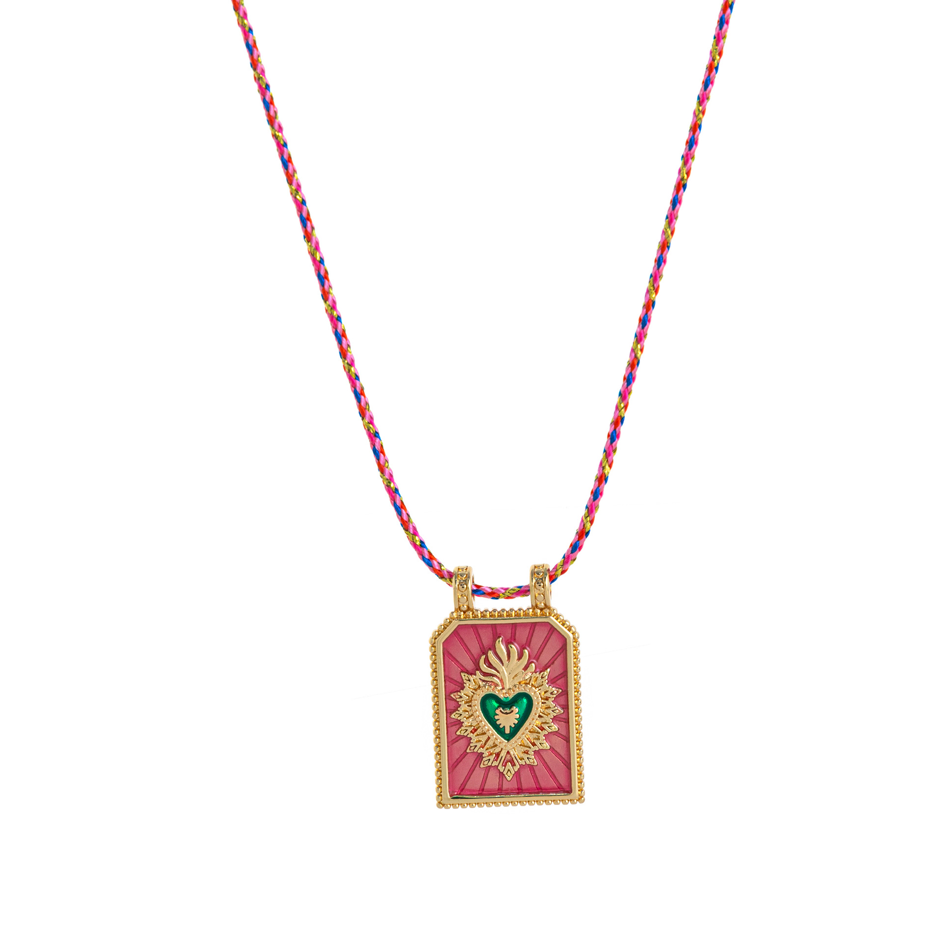 Collier rose (sans perles)