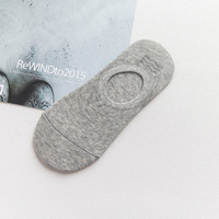 Chaussettes de sport décontractées respirantes pour homme, en polyester confortable, avec revers tricoté, invisibles et à calibrage plat, pour l'automne