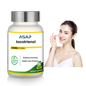 Tocotrienoles Vitamina E Grado cosmético Suplemento vegano natural Tableta de tocotrienol - Product Image 1