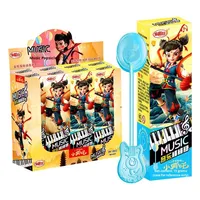 Super Wings Nezha Muziek Lollipop Leuk Zingen Kinderen Harde Snoepjes Fruit Smaak Roze 15g Guangdong Groothandel