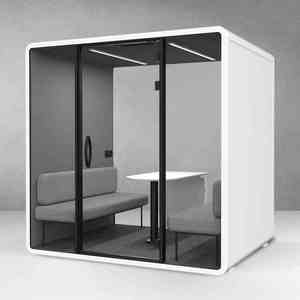 Cabina telefónica personalizada de 20 pies, casa contenedor móvil, cabina prefabricada, cabina de oficina a la venta - Product Image 3