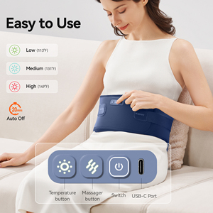 <span class=keywords><strong>Ceinture</strong></span> chauffante <span class=keywords><strong>vibrante</strong></span> pour soulager les douleurs abdominales menstruelles, best-seller 2026 pour femmes - Product Image 5
