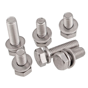 Tornillos y Tuercas Hexagonales de Acero Inoxidable A2-70 Personalizados OEM ODM, Tornillos M6 M8 M10 M12 M14 M16 M18 M20, Tornillos y Tuercas de Cabeza Hexagonal - Product Image 6