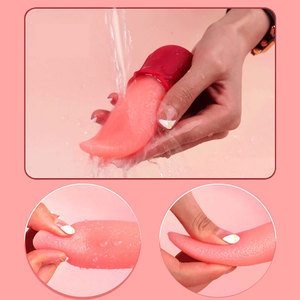 Vibratori Realistici a Forma di Rosa con Lingua Leccante per Donne, 10 Velocità, Stimolazione del Clitoride e dei Capezzoli, Giocattoli Sessuali per Adulti e Coppie Femminili - Product Image 4