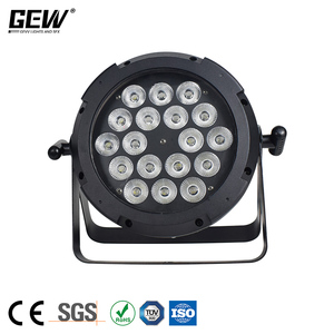 Gevv không thấm nước <span class=keywords><strong>DMX</strong></span> 18x10W 4in1 <span class=keywords><strong>RGBW</strong></span> <span class=keywords><strong>Led</strong></span> ngoài trời không dây phẳng mệnh ánh sáng cho sân khấu đám cưới lightingrgb pin ánh sáng mệnh - Product Image 4