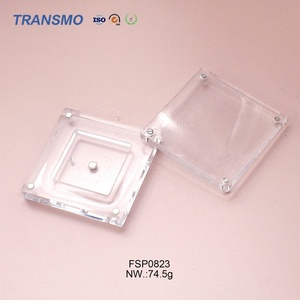 Estuche Compacto Magnético para Polvos Compactos, con Logotipo Personalizado, Transparente y Cuadrado - Product Image 5