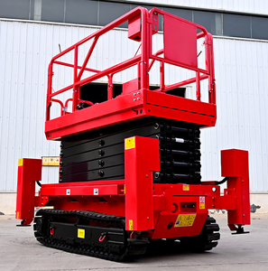 Самоходный гусеничный воздушный ножничный подъемник 12 м 14 м гидравлический подъемник с платформой гусеничного типа для отложений и возвышений - Product Image 5