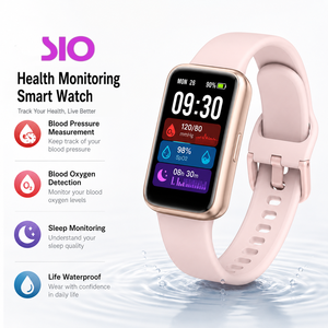 Smartwatch Multifunzione con Monitoraggio della Pressione Sanguigna, Compatibile iOS, Quadrante Quadrato, Chiamate Bluetooth, Certificato CE - Product Image 1