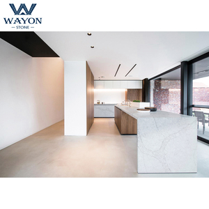 Plaque <span class=keywords><strong>de</strong></span> pierre artificielle, calacata, Quartz, vanité, <span class=keywords><strong>comptoir</strong></span>, marbre, pierre <span class=keywords><strong>de</strong></span> Quartz blanche, plancher et <span class=keywords><strong>banc</strong></span> <span class=keywords><strong>de</strong></span> cuisine, dessus gris - Product Image 6