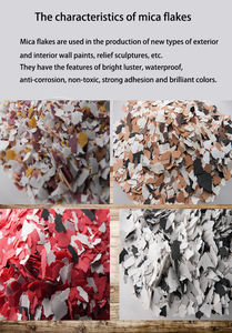 Epoksi reçine zemin biyotit tipi garaj için kayrak pul vinil pul cips kozmetik plastik kaplama için toz desen ile - Product Image 3