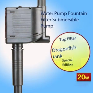 ปั๊มน้ำอัจฉริยะ 20W สำหรับตู้ปลาดราโกน ปั๊มออกซิเจนแบบจุ่มใต้น้ำ เงียบ พร้อมระบบกรอง HQJ-1600B - Product Image 1