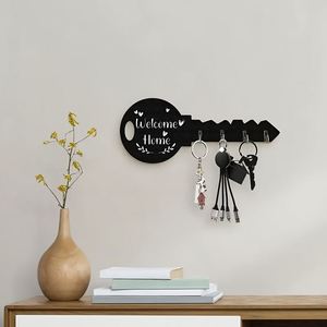 Wholesale Wooden Hook Rack with Hooks Wholesale Home Decor Bathroom Clothes Hook <b>Wall</b> Mounted Entryway Decoration - Product Image 3