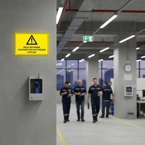 Panneau LED de bureau pour bâtiments : Ne sortez pas sans retourner la machine à la fin du service - Product Image 2