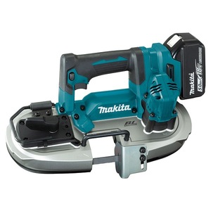 Scie à ruban rechargeable Makita 18V, batterie au lithium, sans balais, DPB184RTE, outil de coupe professionnel pour métaux - Product Image 1