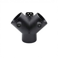 Vanne à trois voies en Y de 60 mm pour chauffage de stationnement, interface de tuyau de sortie d'air chaud en bois, double vanne en plastique ST-60Y OLIVER
