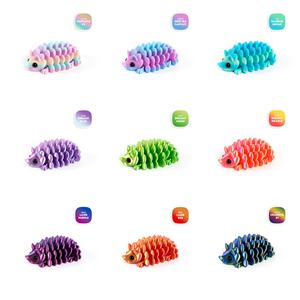 Figura de <span class=keywords><strong>Erizo</strong></span> Impresa en 3D 2025 - Decoración Versátil para Interiores y Exteriores, Juguete Coleccionable de Escritorio, Figura Articulada y Adorable - Product Image 3