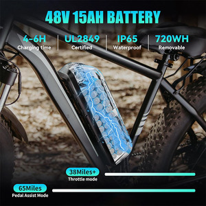 <span class=keywords><strong>Bicicleta</strong></span> Eléctrica AMYET EB26 en Existencia en EE. UU., <span class=keywords><strong>Bicicleta</strong></span> Eléctrica de <span class=keywords><strong>Montaña</strong></span> Todoterreno de 1000 W, 48 V, 15 Ah, Batería de Litio, <span class=keywords><strong>Bicicleta</strong></span> Eléctrica con Llantas Gruesas de 26 Pulgadas - Product Image 4