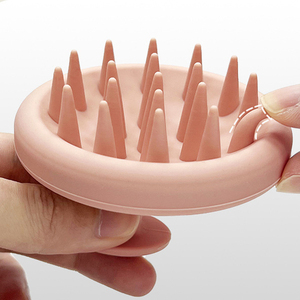 Brosse de massage en silicone pour le cuir chevelu et le corps, démangeaisons, nettoyage des racines, peigne de massage du cuir chevelu, brosse de bain - Product Image 4