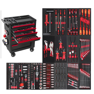 <b>Tool</b> Trolley Roller Garage Cabinet With 246PCS <b>Tools</b> Set in EVA Foam Tray for Workshop Auto Repair TC-3307R-246 <b>Tool</b> Cabinet - Product Image 5