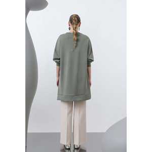 เสื้อคลุมผู้หญิงทรงสวย คอวี ผ้าทอสีดำ ระบายอากาศได้ดี เหมาะสำหรับใส่ในชีวิตประจำวัน สไตล์ลำลอง - Product Image 6