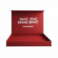Grande boîte cadeau d'emballage magnétique rigide de vêtements avec logo personnalisé boîte de papier pliable magnétique de vêtements recyclables